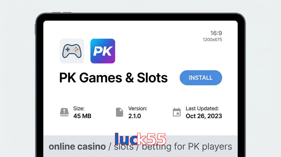 Game list for Luck55 gameapk section